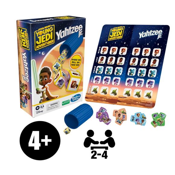 Hasbro Gaming Yahtzee Jr. Star War: Young Jedi Adventures Edition - Picture 5 of 10